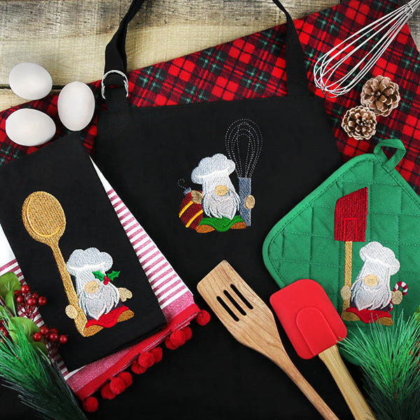 Christmas Baking Gnome with Spoon