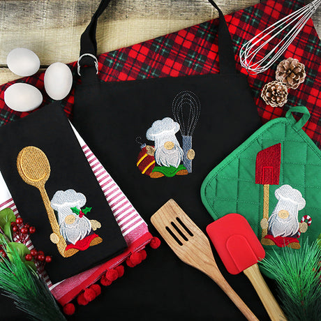 Christmas Baking Gnome with Spoon