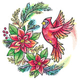 Poinsettia Blooms Cardinal