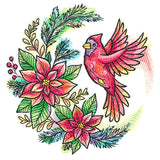 Poinsettia Blooms Cardinal