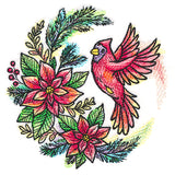 Poinsettia Blooms Cardinal