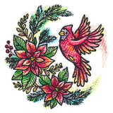 Poinsettia Blooms Cardinal