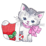Jolly Kitty with Stocking