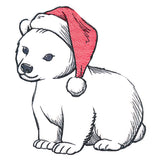 Sweet Santa Polar Bear