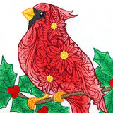 Filigree Cardinal on Holly