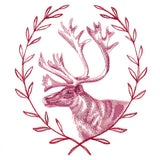 Merry Reindeer with Laurels