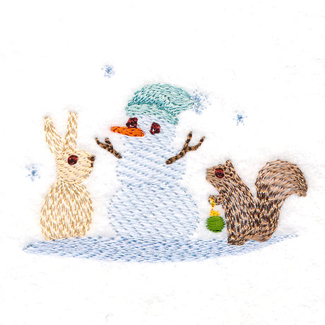 Cute Snowman and Friends