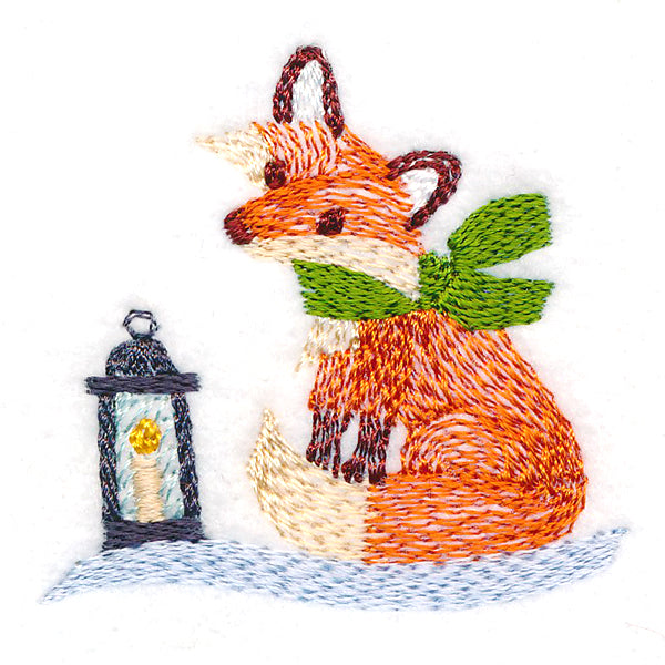 Curious Christmas Fox