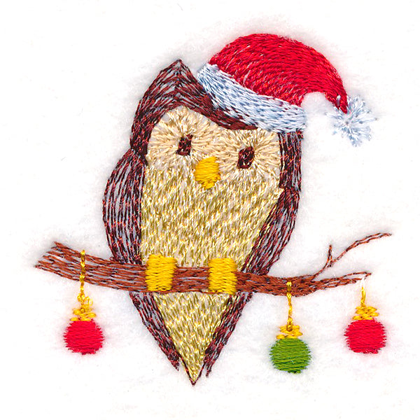 Charming Christmas Owl