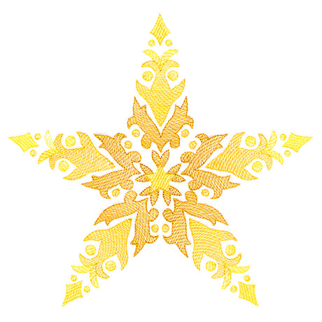 Fanciful Christmas Star
