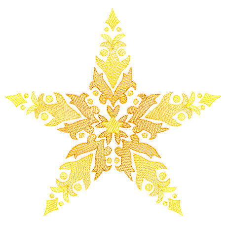 Fanciful Christmas Star
