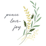 Christmas Finery - Peace, Love, Joy