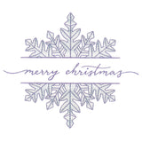 Merry Christmas Snowflake