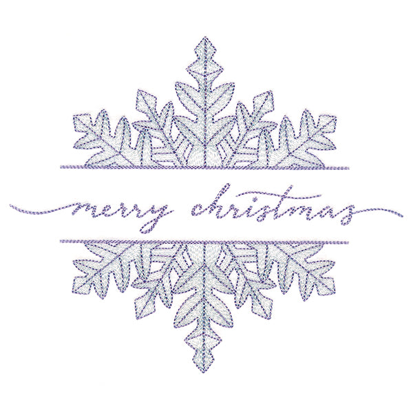 Merry Christmas Snowflake