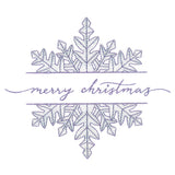 Merry Christmas Snowflake