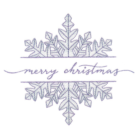 Merry Christmas Snowflake