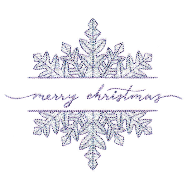 Merry Christmas Snowflake