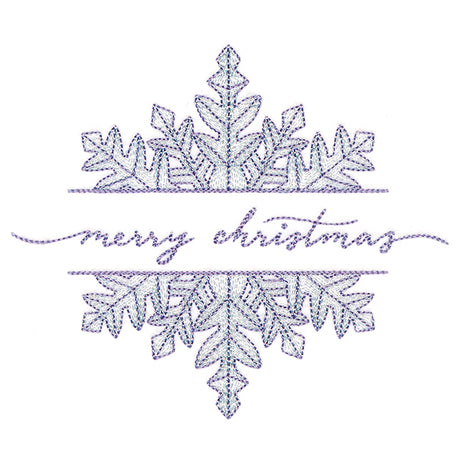 Merry Christmas Snowflake