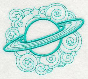 Doodle Saturn