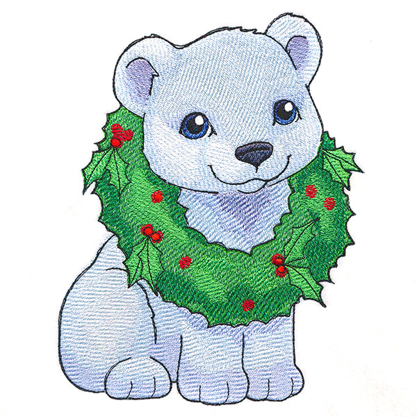 Jolly Christmas Polar Bear