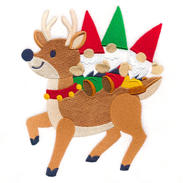 Reindeer-Riding Gnomes