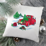 Christmas Retro Truck with Pup