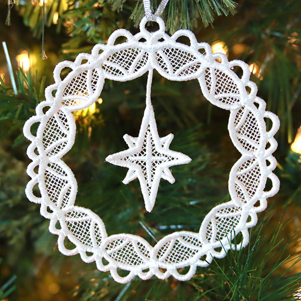 Shining Star Ornament (Lace)