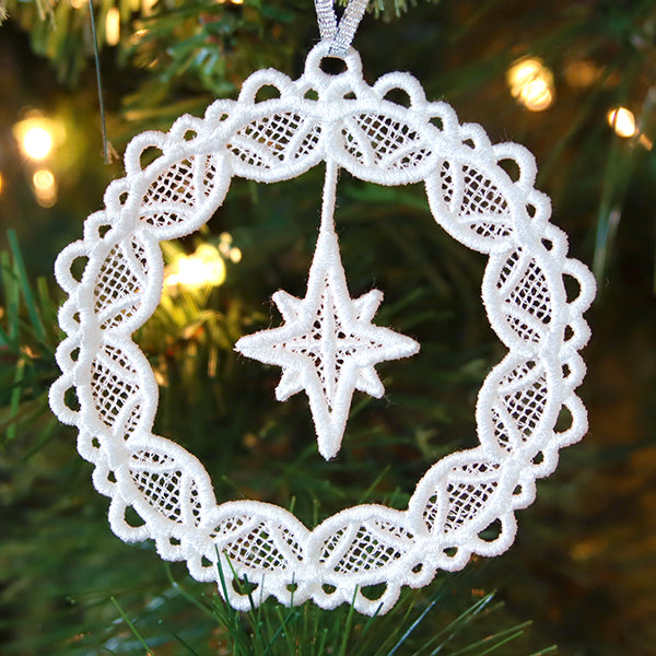Shining Star Ornament (Lace)