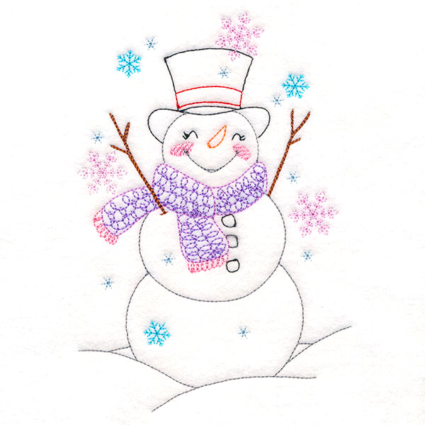 Happy Snowman (Vintage)