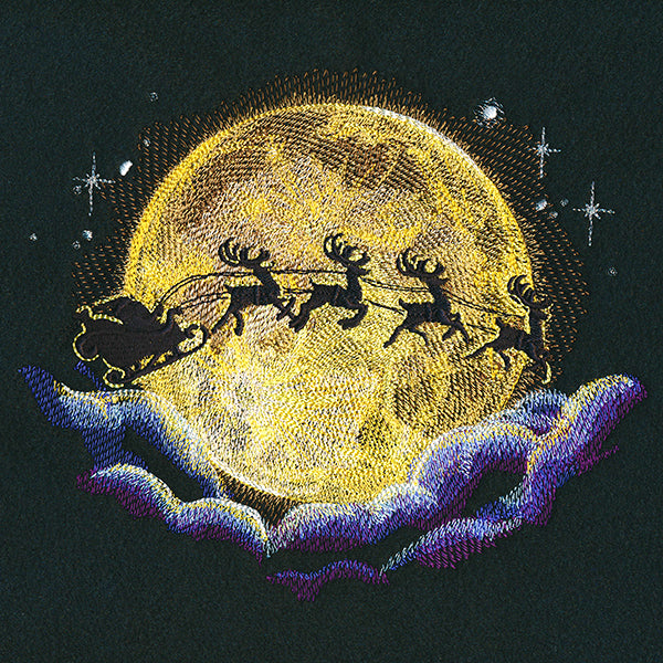 Santa's Moonlit Flight