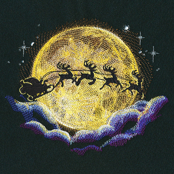 Santa's Moonlit Flight