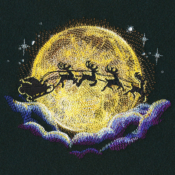 Santa's Moonlit Flight