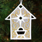 Glimmering Manger Ornament (Lace)