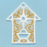 Glimmering Manger Ornament (Lace)