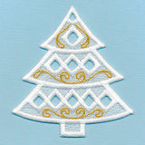 Dazzling Christmas Tree Ornament (Lace)
