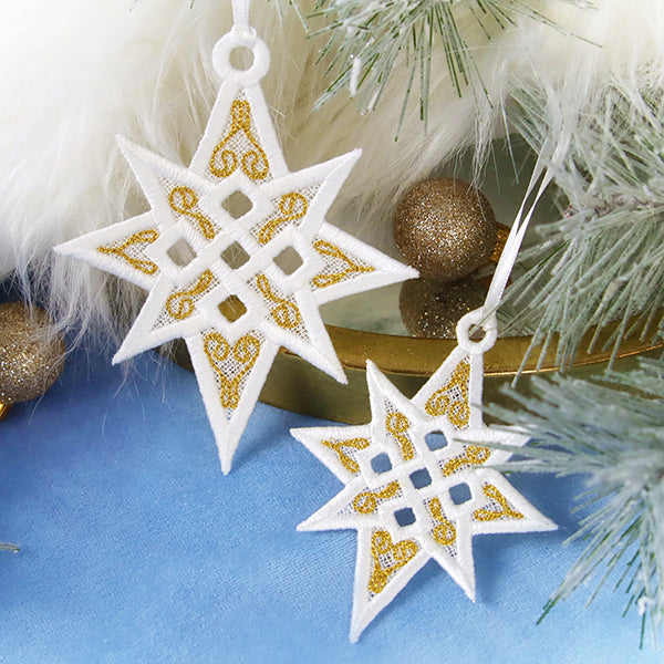 Twinkling Star of Bethlehem Ornament (Lace)