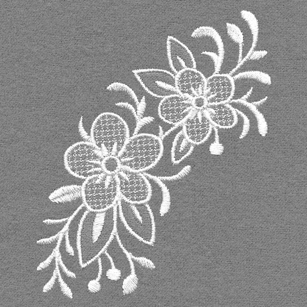 Exquisite Noel Spray (Whitework)