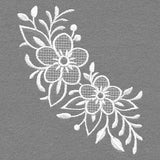 Exquisite Noel Curve (Whitework)