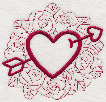 Doodle Heart and Arrow