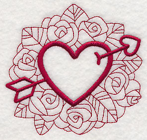 Doodle Heart and Arrow