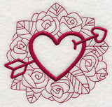 Doodle Heart and Arrow