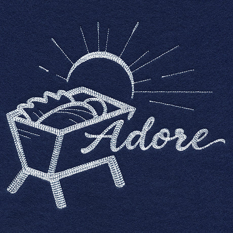 Manger with Adore (Whitework)