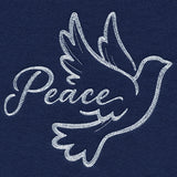 Dove with Peace (Whitework)