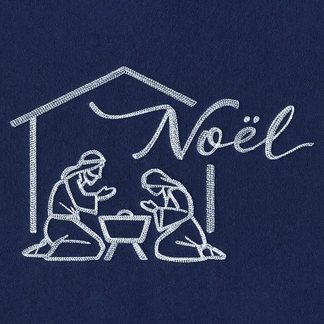 Holy Family with Noel (Whitework)