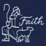 Shepherd with Faith (Whitework)
