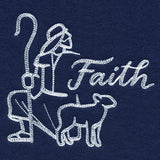 Shepherd with Faith (Whitework)