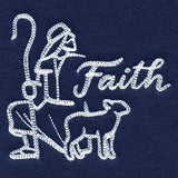 Shepherd with Faith (Whitework)
