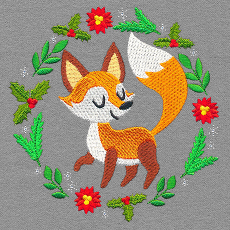 Holly Jolly Christmas Fox