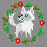 Holly Jolly Christmas Wolf