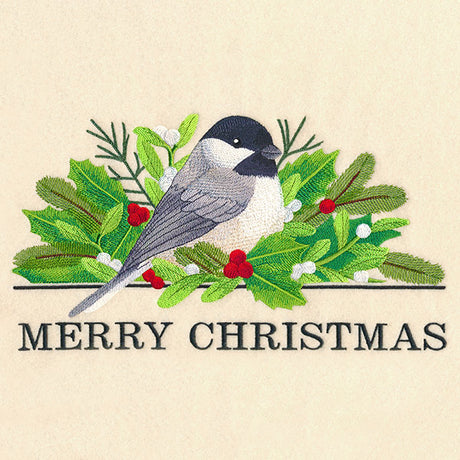 Elegant Christmas Chickadee